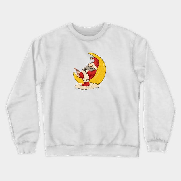 Santa Crewneck Sweatshirt by Otterlyalice